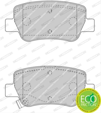 Set Placute Frana Ferodo Toyota FDB4411