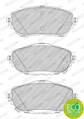 Set Placute Frana Ferodo Toyota FDB4648