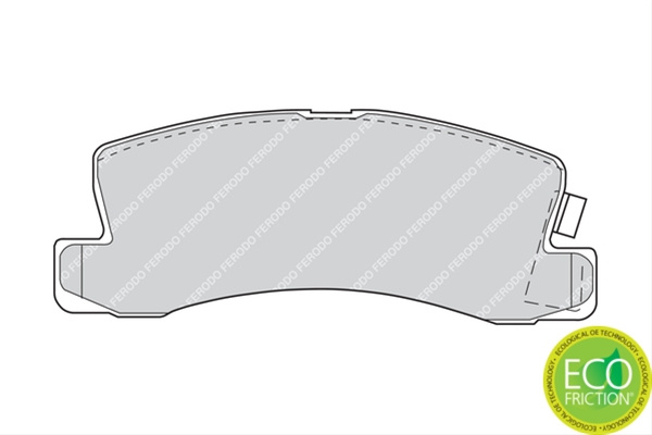 Set Placute Frana Ferodo Toyota FDB478