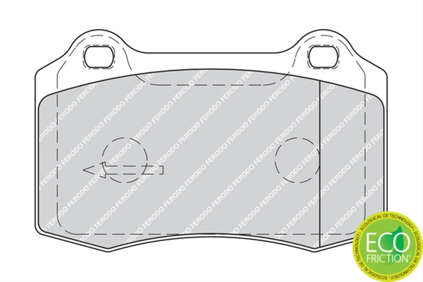 Set Placute Frana Ferodo Volvo FDB1949
