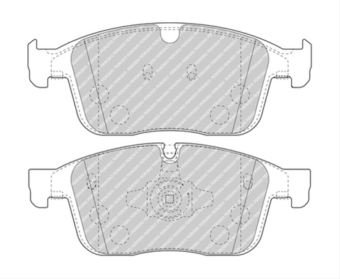 Set Placute Frana Ferodo Volvo FDB4943