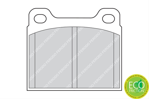 Set Placute Frana Ferodo Volvo FDB704