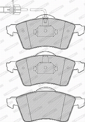 Set Placute Frana Ferodo Vw FVR1518