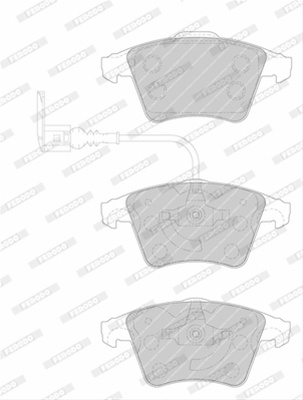 Set Placute Frana Ferodo Vw FVR1642