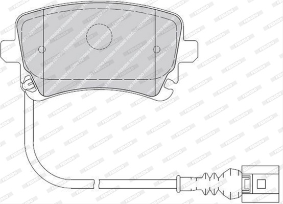 Set Placute Frana Ferodo Vw FVR1644