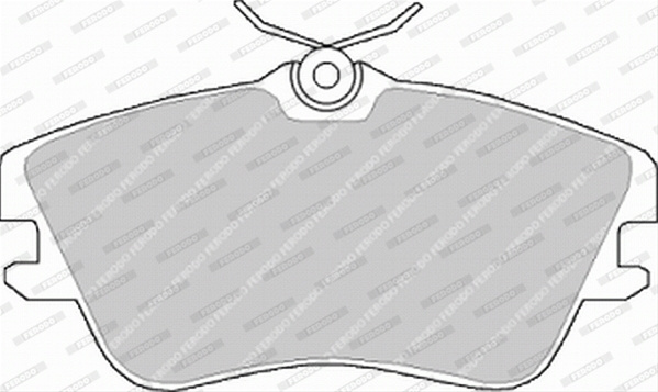 Set Placute Frana Ferodo Vw FVR970