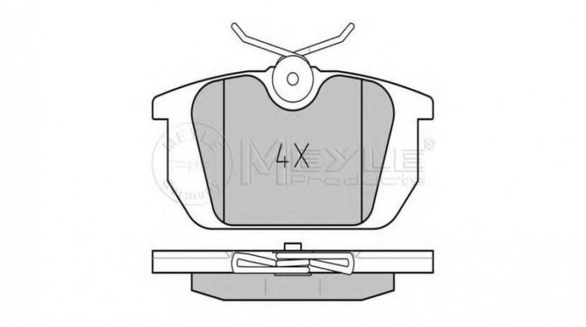 Set placute frana Fiat BARCHETTA (183) 1995-2005 #2 023100