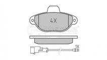 Set placute frana Fiat CINQUECENTO (170) 1991-1999...