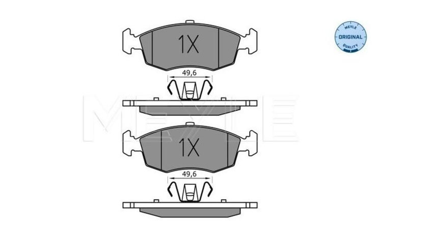 Set placute frana Fiat PANDA VAN (312) 2012-2016 #2 017250