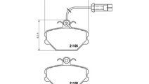 Set placute frana Fiat TEMPRA (159) 1990-1998 #2 0...