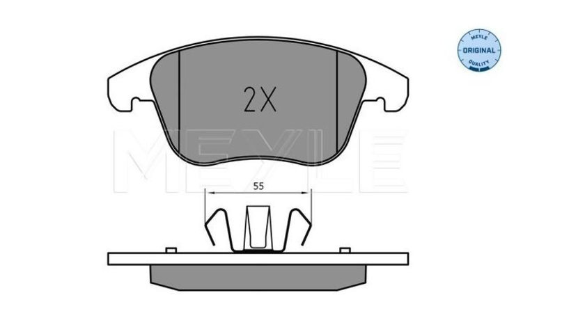 Set placute frana Ford MONDEO V Turnier 2014-2016 #2 124922