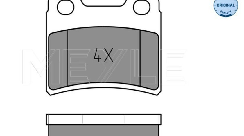 Set placute frana,frana disc (0252183215 MEYLE) FORD