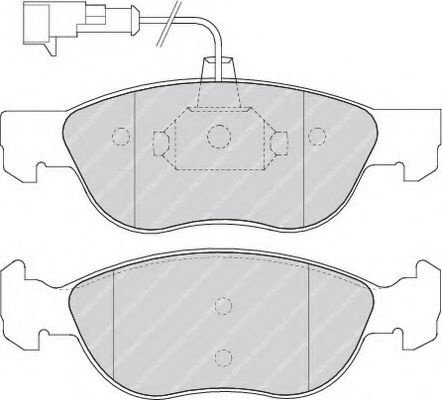 Set placute frana,frana disc ALFA ROMEO 145 (930) (1994 - 2001) FERODO FDB1056 piesa NOUA