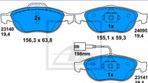 Set placute frana,frana disc ALFA ROMEO 147 (937) ...