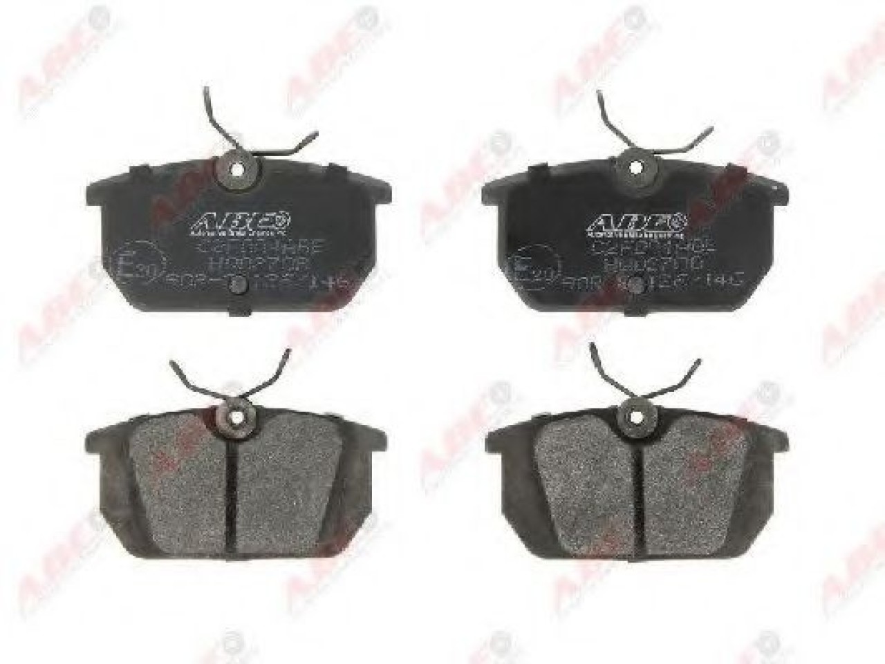 Set placute frana,frana disc ALFA ROMEO 155 (167) (1992 - 1997) ABE C2F004ABE piesa NOUA