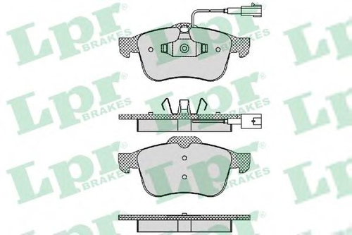 Set placute frana,frana disc ALFA ROMEO 159 (939) (2005 - 2011) LPR 05P1470 piesa NOUA