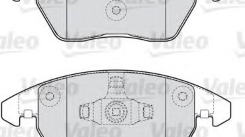 Set placute frana,frana disc ALFA ROMEO 159 (939) (2005 - 2011) VALEO 598729 piesa NOUA