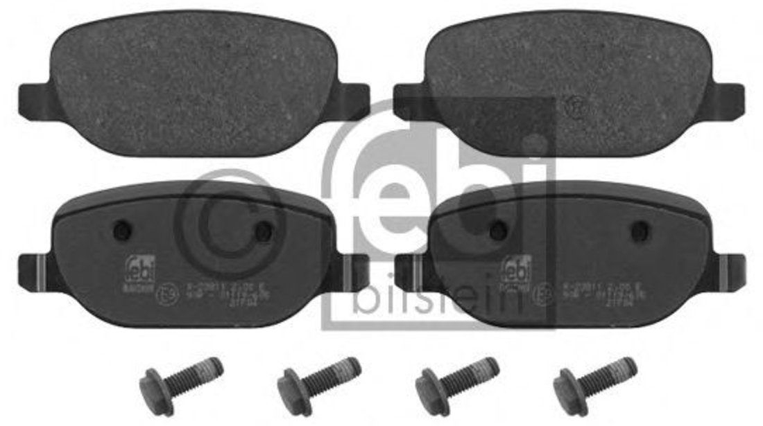 Set placute frana,frana disc ALFA ROMEO 159 Sportwagon (939) (2006 - 2011) FEBI BILSTEIN 16851 piesa NOUA