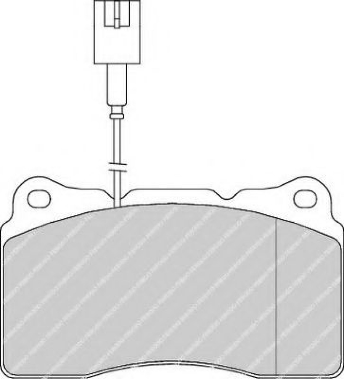 Set placute frana,frana disc ALFA ROMEO 159 Sportwagon (939) (2006 - 2011) FERODO FDB1334 piesa NOUA