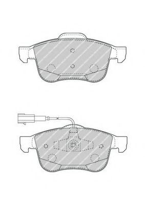 Set placute frana,frana disc ALFA ROMEO GIULIETTA (940) (2010 - 2016) FERODO FDB4338 piesa NOUA