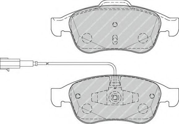 Set placute frana,frana disc ALFA ROMEO GIULIETTA (940) (2010 - 2016) FERODO FDB4331 piesa NOUA