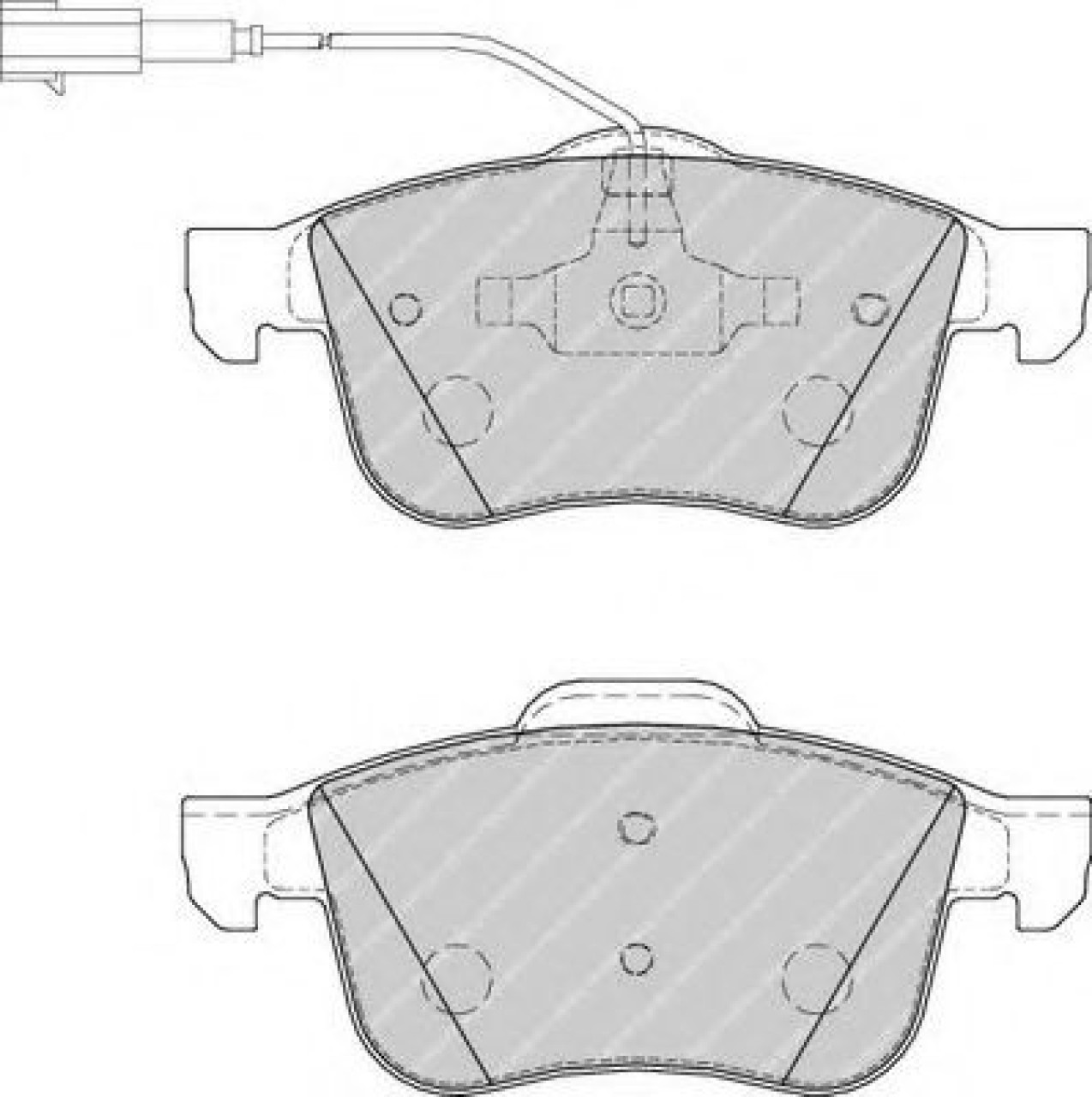 Set placute frana,frana disc ALFA ROMEO GIULIETTA (940) (2010 - 2016) FERODO FDB1805 piesa NOUA
