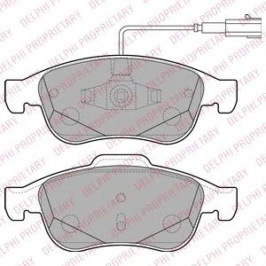 Set placute frana,frana disc ALFA ROMEO GIULIETTA (940) (2010 - 2016) DELPHI LP2220 piesa NOUA