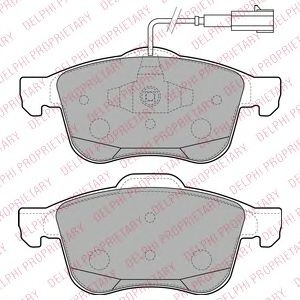 Set placute frana,frana disc ALFA ROMEO GIULIETTA (940) (2010 - 2016) DELPHI LP2241 piesa NOUA