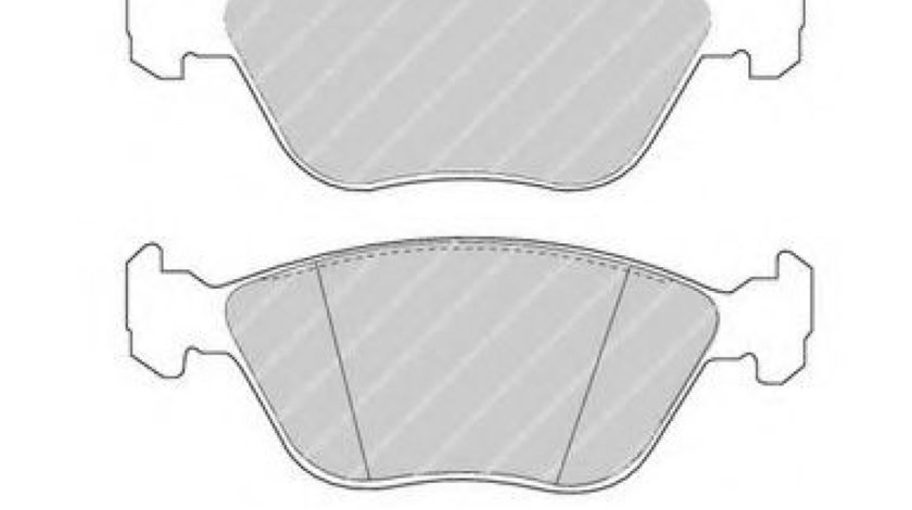 Set placute frana,frana disc ALFA ROMEO GT (937) (2003 - 2010) FERODO FDB1052 piesa NOUA