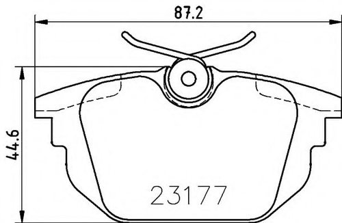 Set placute frana,frana disc ALFA ROMEO GTV (916C_) (1994 - 2005) TEXTAR 2317703 piesa NOUA