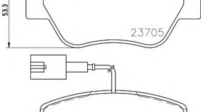 Set placute frana,frana disc ALFA ROMEO MITO (955) (2008 - 2016) TEXTAR 2370601 piesa NOUA