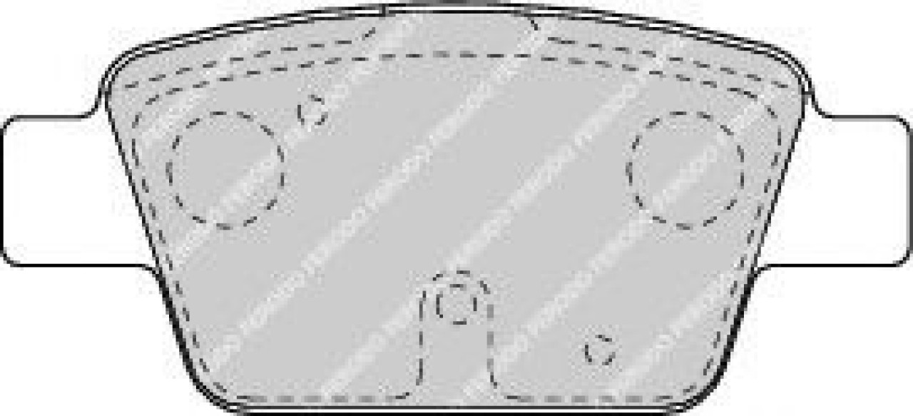Set placute frana,frana disc ALFA ROMEO MITO (955) (2008 - 2016) FERODO FDB1469 piesa NOUA