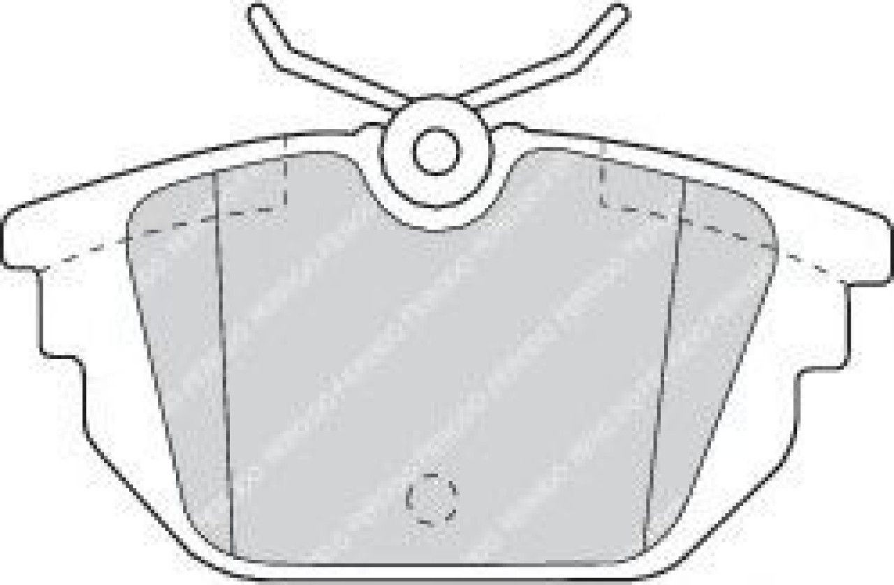 Set placute frana,frana disc ALFA ROMEO SPIDER (916_, 916S_) (1994 - 2005) FERODO FDB1113 piesa NOUA