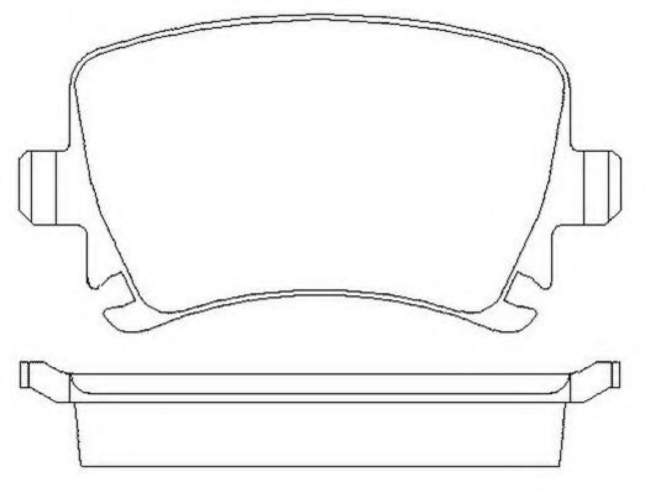 Set placute frana,frana disc AUDI A3 (8P1) (2003 - 2012) JURID 573158J piesa NOUA