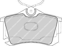 Set placute frana,frana disc AUDI A3 (8P1) (2003 - 2012) FERODO FDB1637 piesa NOUA