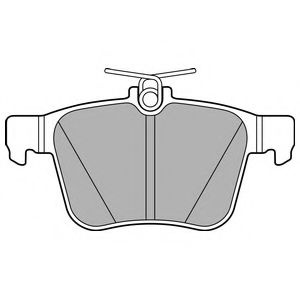Set placute frana,frana disc AUDI A3 (8V1) (2012 - 2016) DELPHI LP2697 piesa NOUA