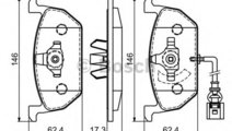 Set placute frana,frana disc AUDI A3 Cabriolet (8V...