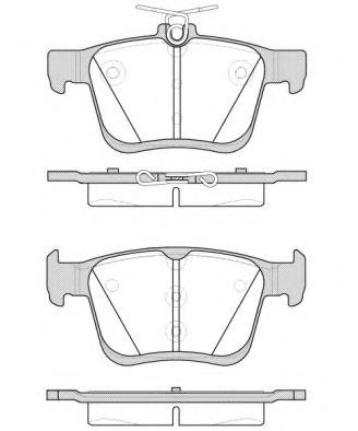 Set placute frana,frana disc AUDI A3 Limousine (8VS) (2013 - 2016) REMSA 1516.00 piesa NOUA