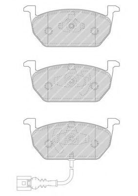 Set placute frana,frana disc AUDI A3 Limousine (8VS) (2013 - 2016) FERODO FDB4454 piesa NOUA