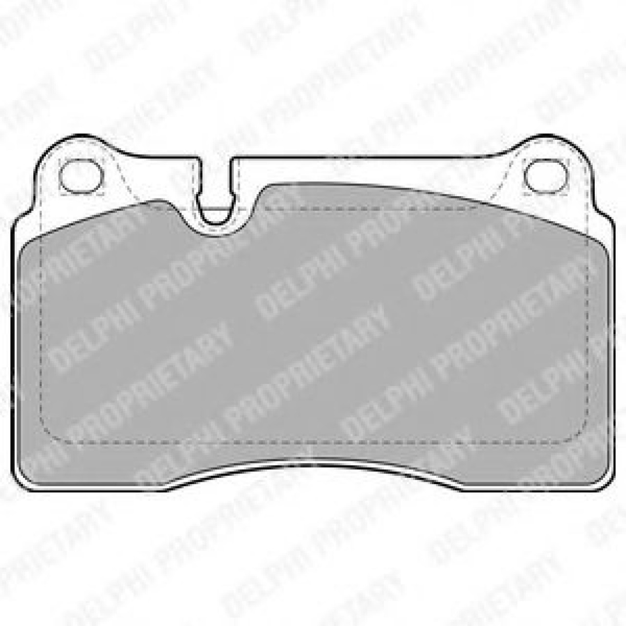 Set placute frana,frana disc AUDI A3 Sportback (8PA) (2004 - 2013) DELPHI LP2012 piesa NOUA