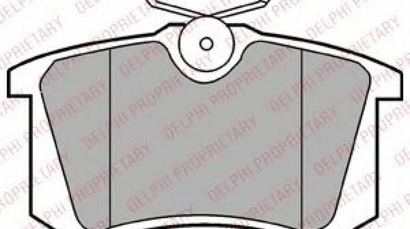 Set placute frana,frana disc AUDI A4 (8D2, B5) (1994 - 2001) DELPHI LP2255 produs NOU