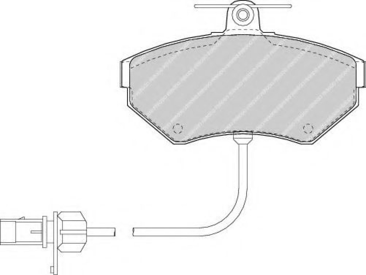 Set placute frana,frana disc AUDI A4 (8E2, B6) (2000 - 2004) FERODO FDB1451 piesa NOUA