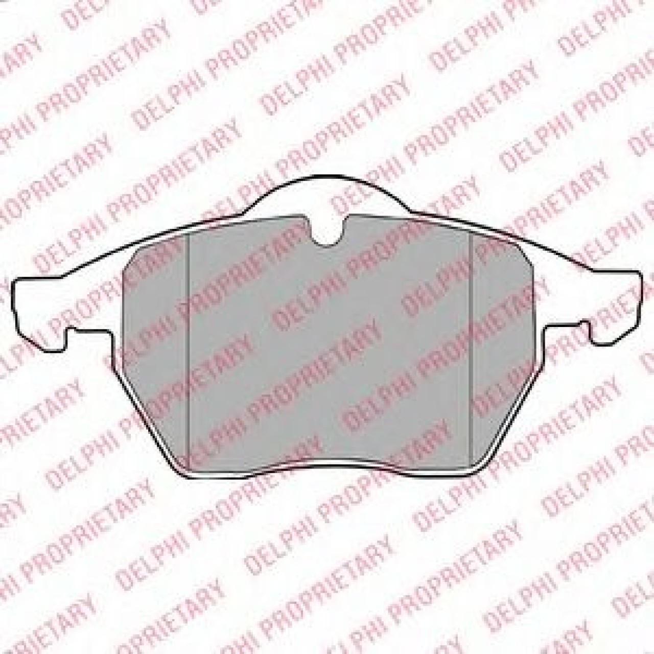 Set placute frana,frana disc AUDI A4 (8E2, B6) (2000 - 2004) DELPHI LP1407 piesa NOUA