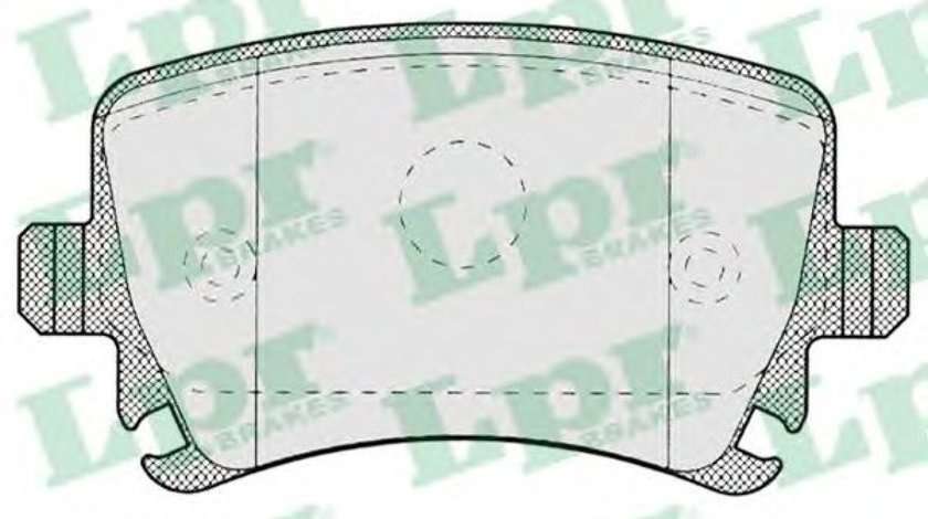 Set placute frana,frana disc AUDI A4 (8EC, B7) (2004 - 2008) LPR 05P1219 piesa NOUA