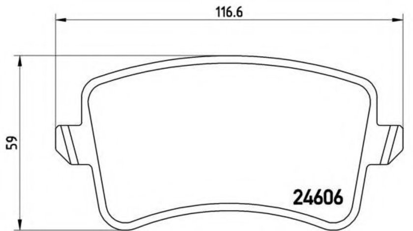 Set placute frana,frana disc AUDI A4 Allroad (8KH, B8) (2009 - 2016) BREMBO P 85 099 piesa NOUA