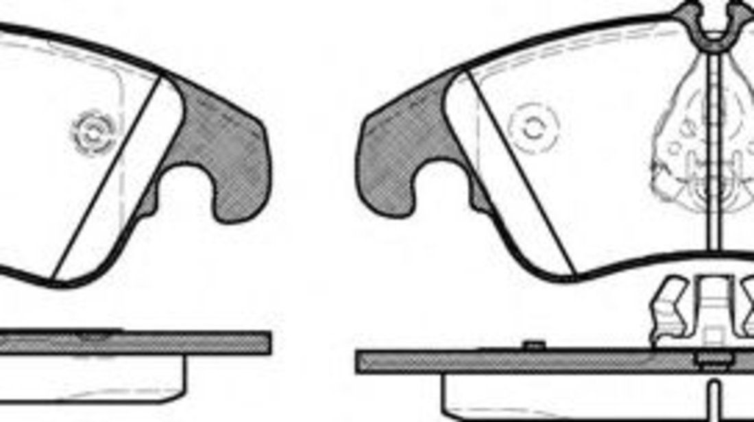 Set placute frana,frana disc AUDI A4 Allroad (8KH, B8) (2009 - 2016) REMSA 1304.10 piesa NOUA