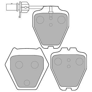 Set placute frana,frana disc AUDI A4 Avant (8D5, B5) (1994 - 2001) KRIEGER 0950006457 piesa NOUA