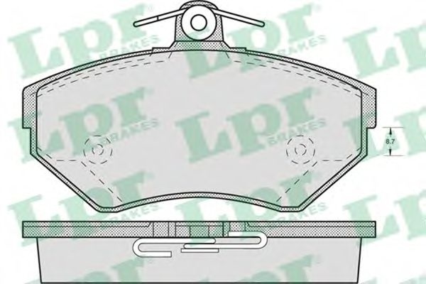 Set placute frana,frana disc AUDI A4 Avant (8D5, B5) (1994 - 2001) LPR 05P719 piesa NOUA