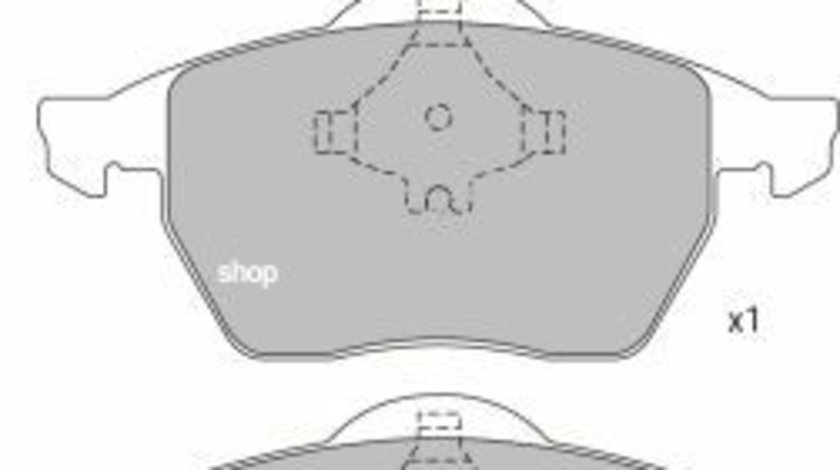 Set placute frana,frana disc AUDI A4 Avant (8E5, B6) (2001 - 2004) KRIEGER 0950006293 piesa NOUA