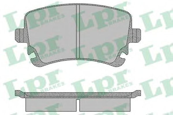 Set placute frana,frana disc AUDI A4 Avant (8E5, B6) (2001 - 2004) LPR 05P1398 piesa NOUA